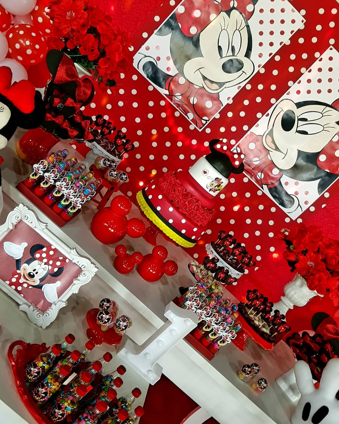 Foto de festa da minnie vermelha 56 - 57