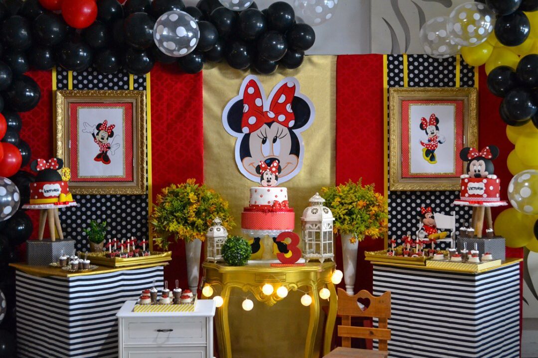 Foto de festa da minnie vermelha 61 - 62