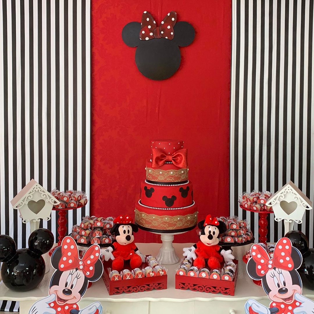 Foto de festa da minnie vermelha 64 - 65