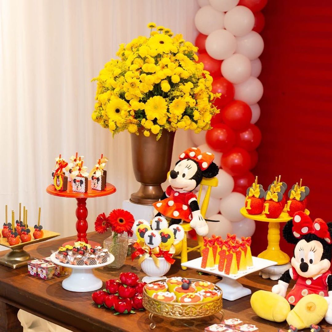 Foto de festa da minnie vermelha 68 - 69