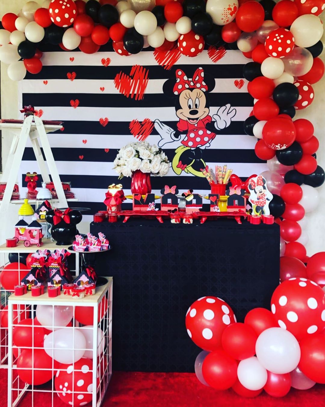 Foto de festa da minnie vermelha 71 - 72