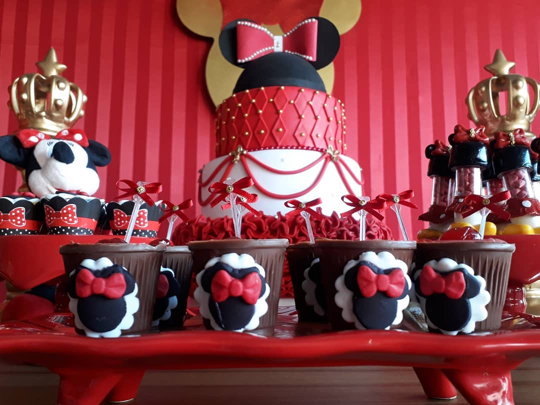 Foto de festa da minnie vermelha 72 - 73