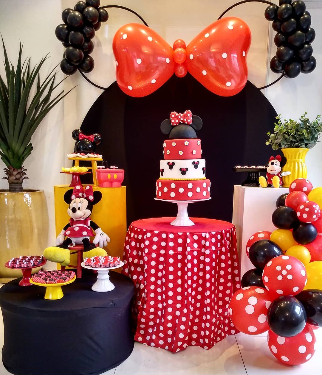 Foto de festa da minnie vermelha 73 - 74