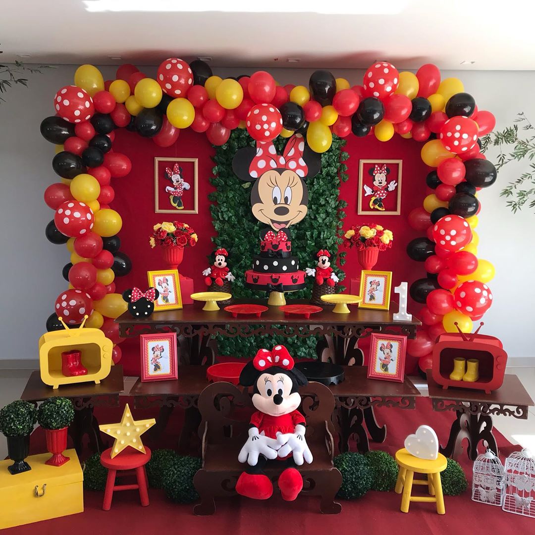 Foto de festa da minnie vermelha 75 - 76