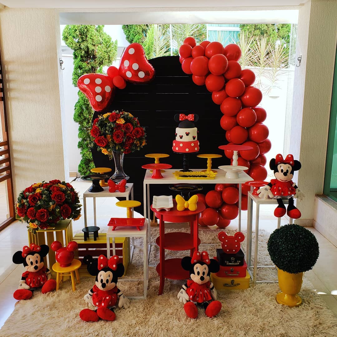 Foto de festa da minnie vermelha 76 - 77