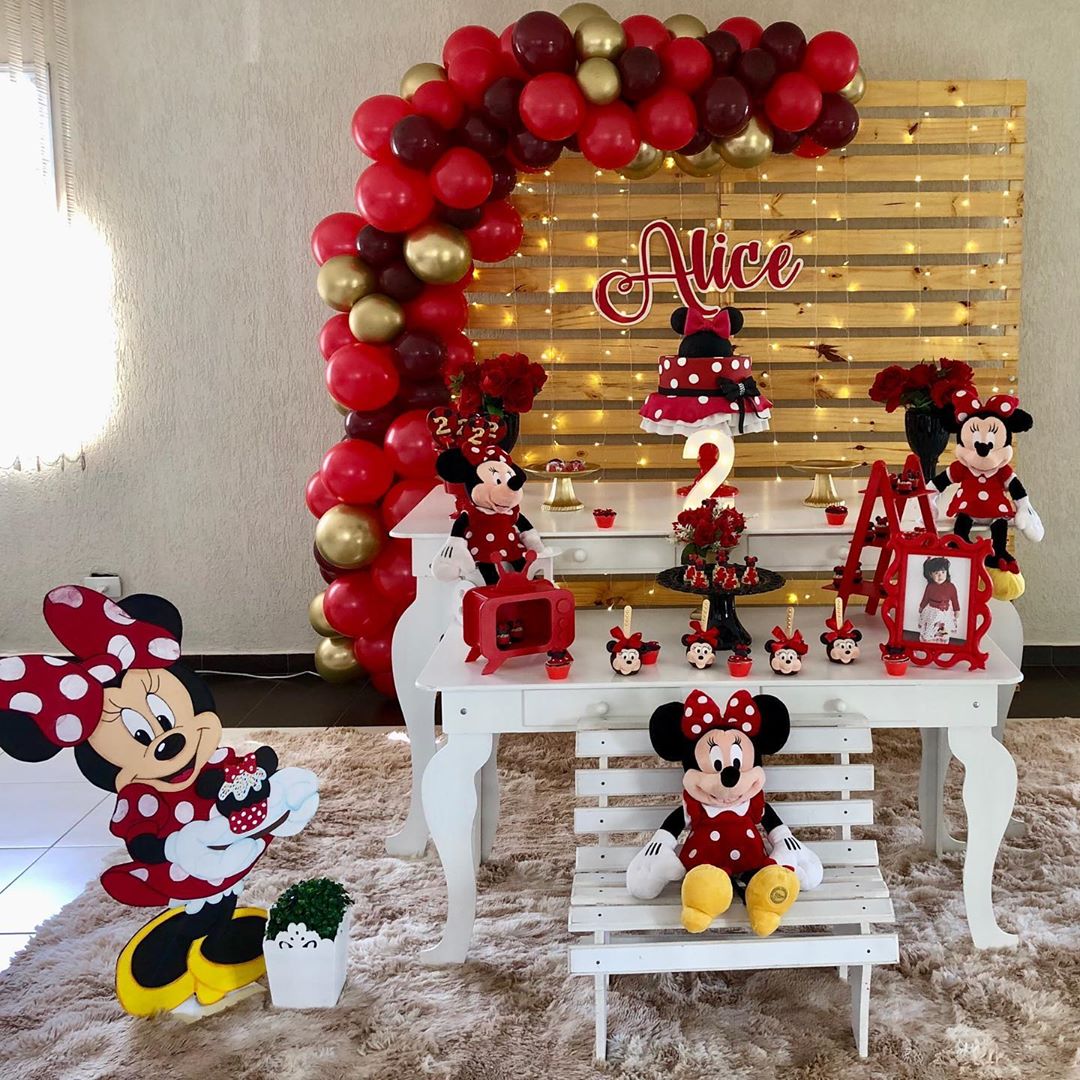 Foto de festa da minnie vermelha 77 - 78