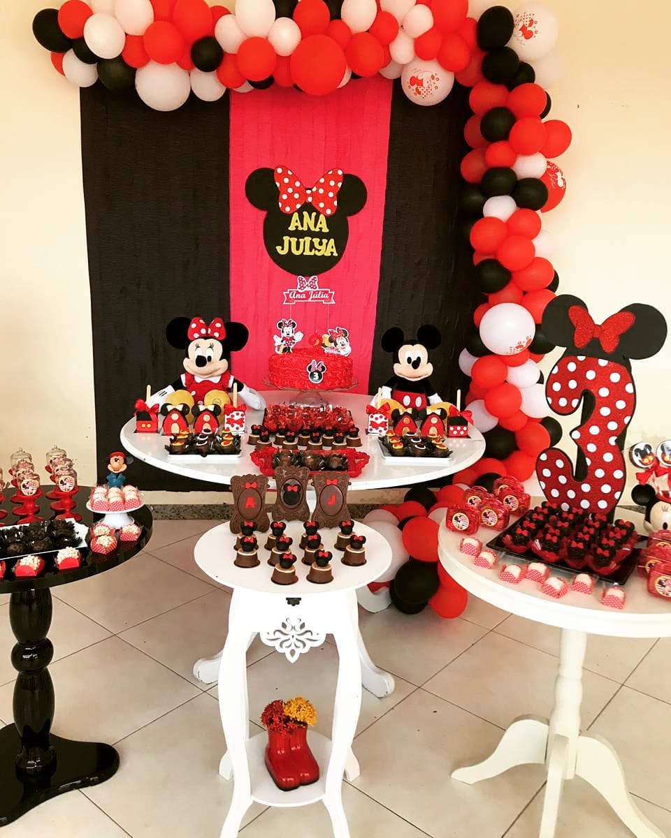 Foto de festa da minnie vermelha 80 - 81