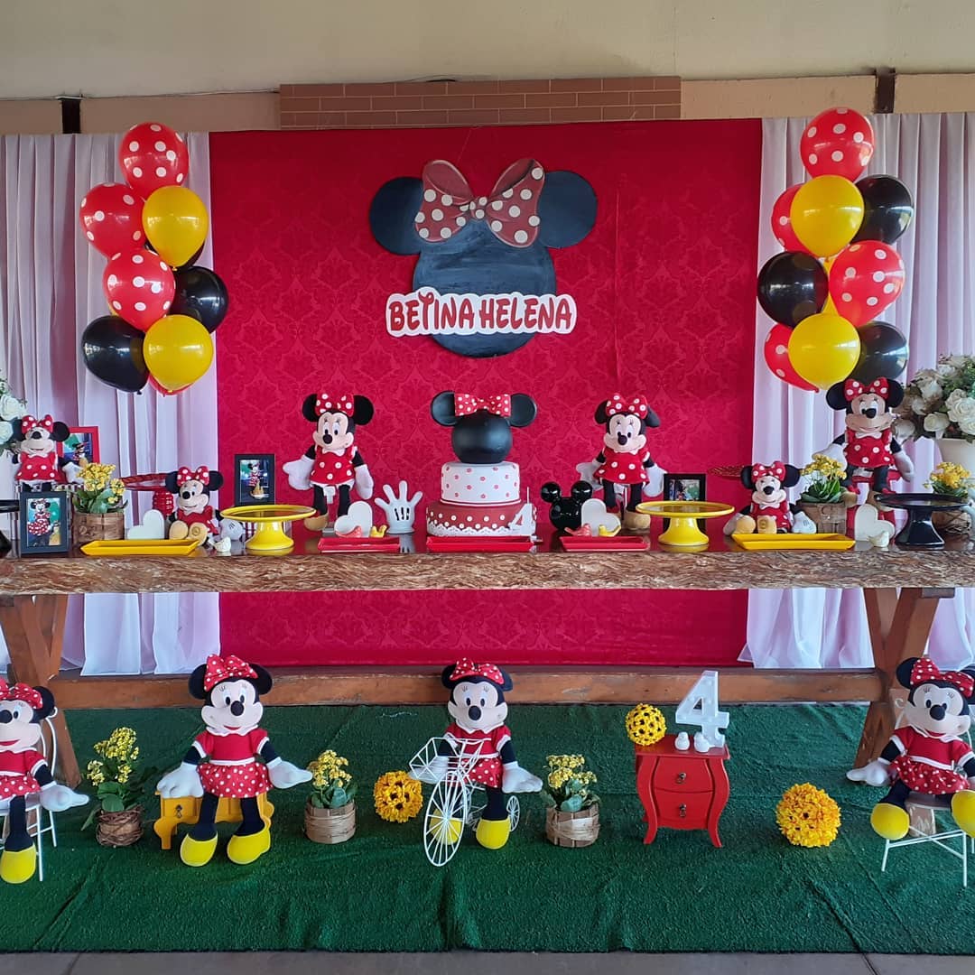 Foto de festa da minnie vermelha 9 - 12