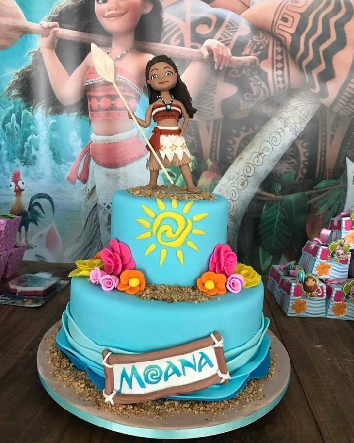 Foto de bolo da moana 107 - 110