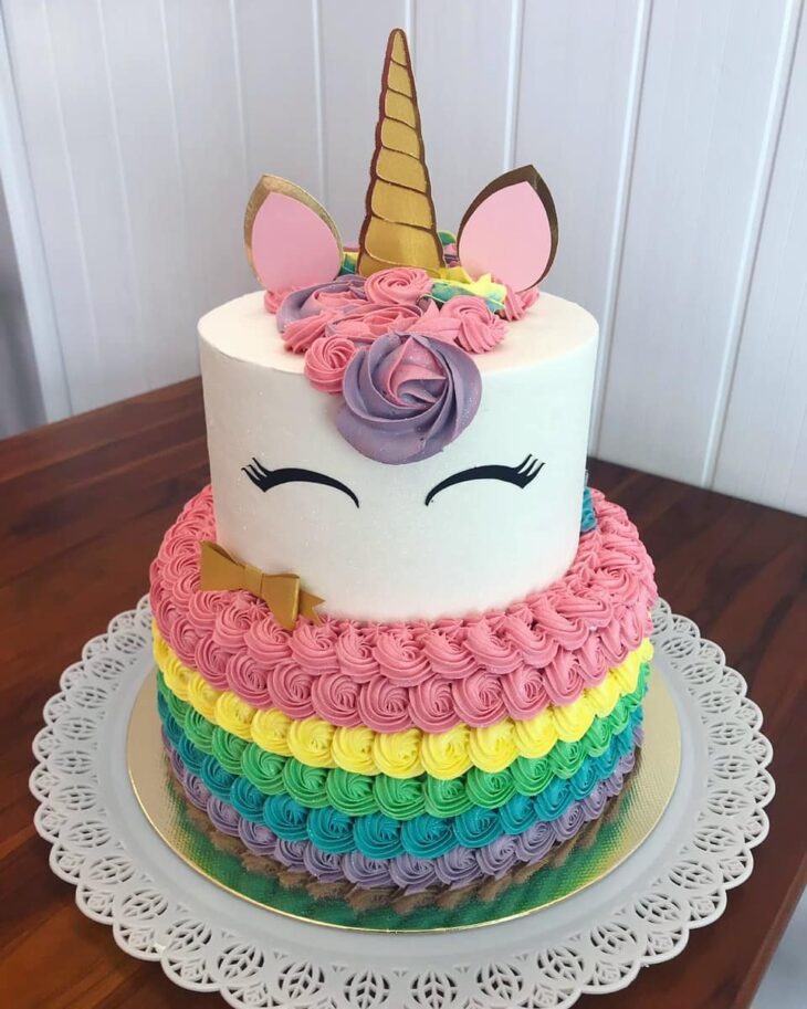 Foto de bolo de unicornio 28 - 31