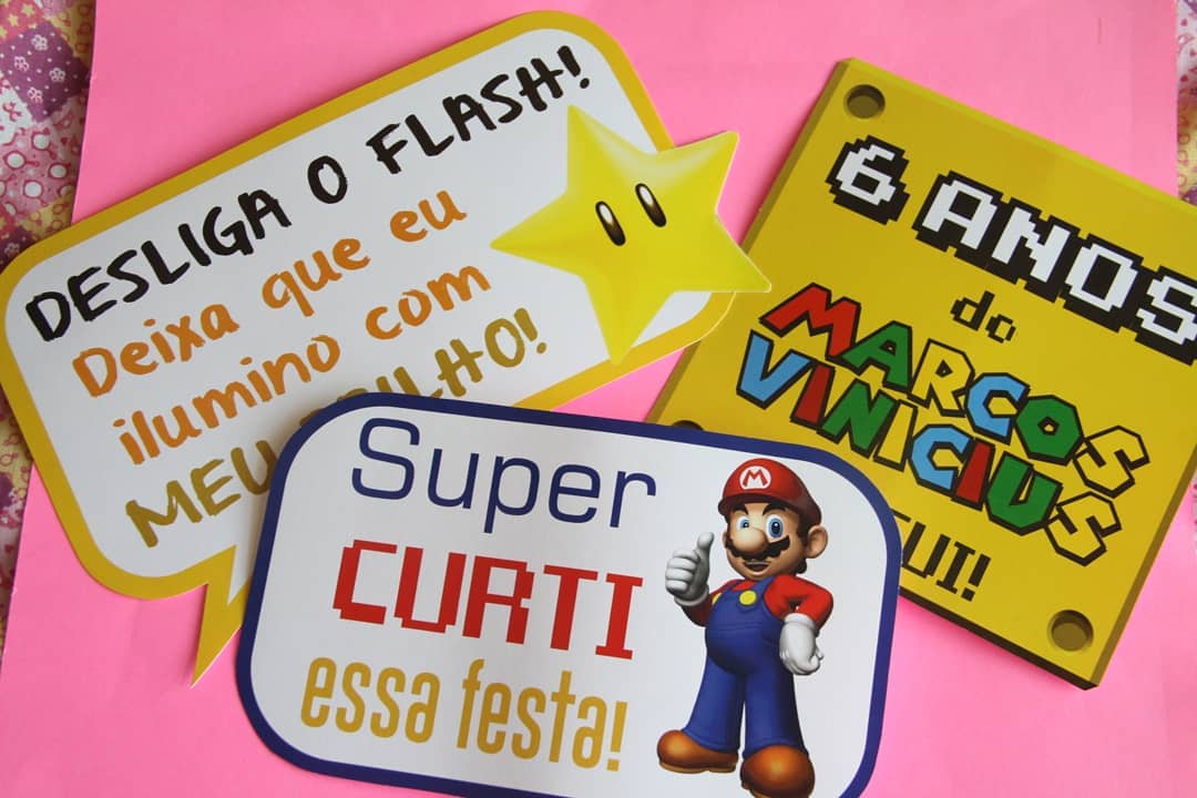 Foto de plaquinhas para festa 27 - 29