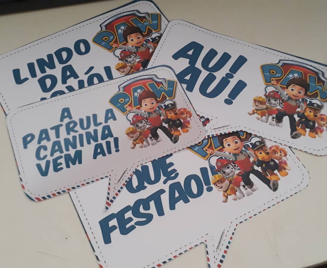 Foto de plaquinhas para festa 28 - 30