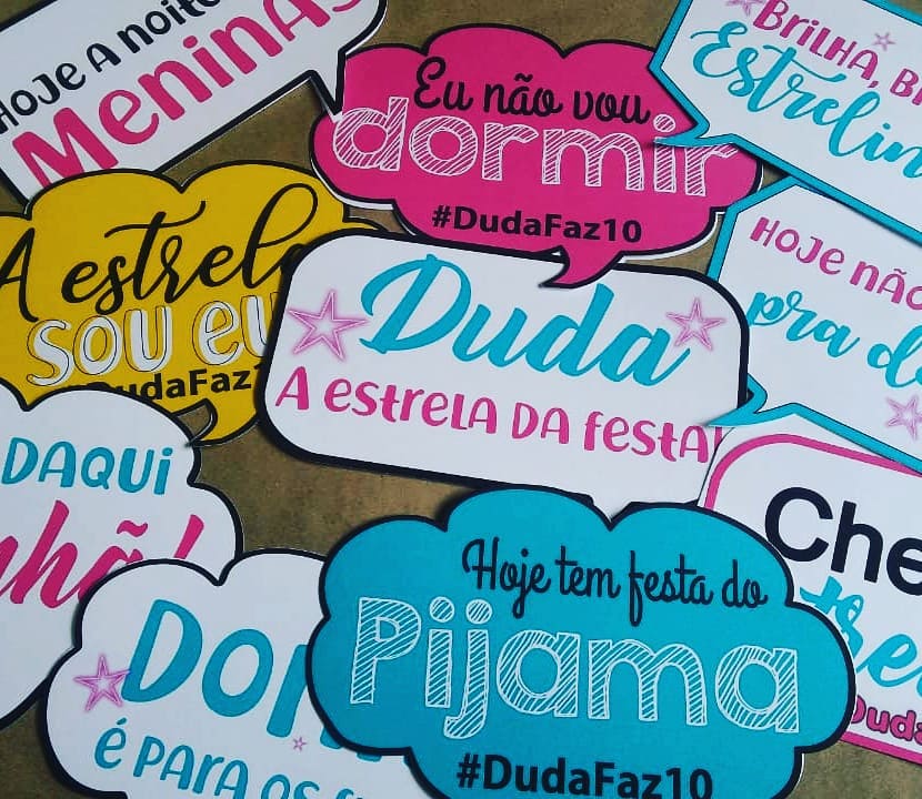 Foto de plaquinhas para festa 30 - 32