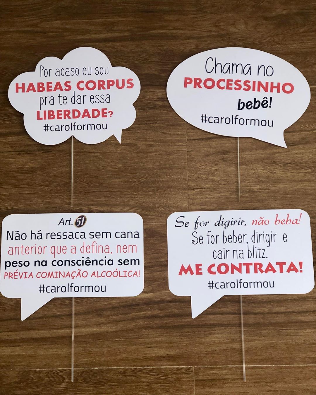 Foto de plaquinhas para festa 39 - 41