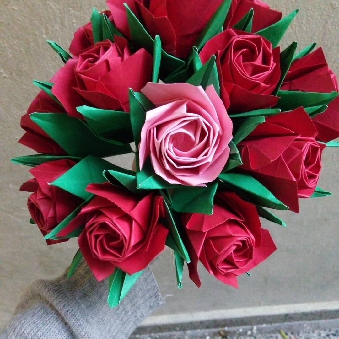 Foto de rosas de papel 13 - 16