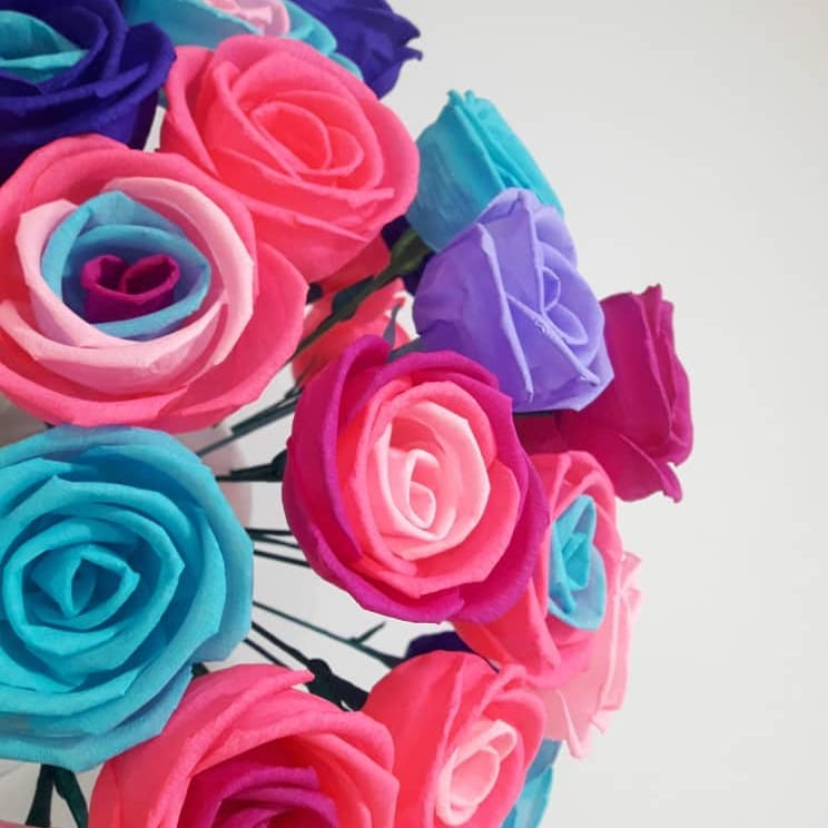 Foto de rosas de papel 33 - 35