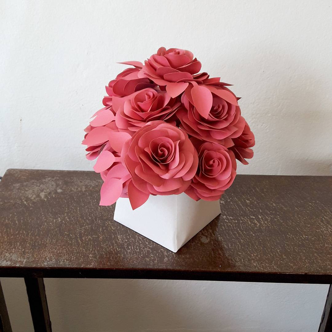 Foto de rosas de papel 42 - 45