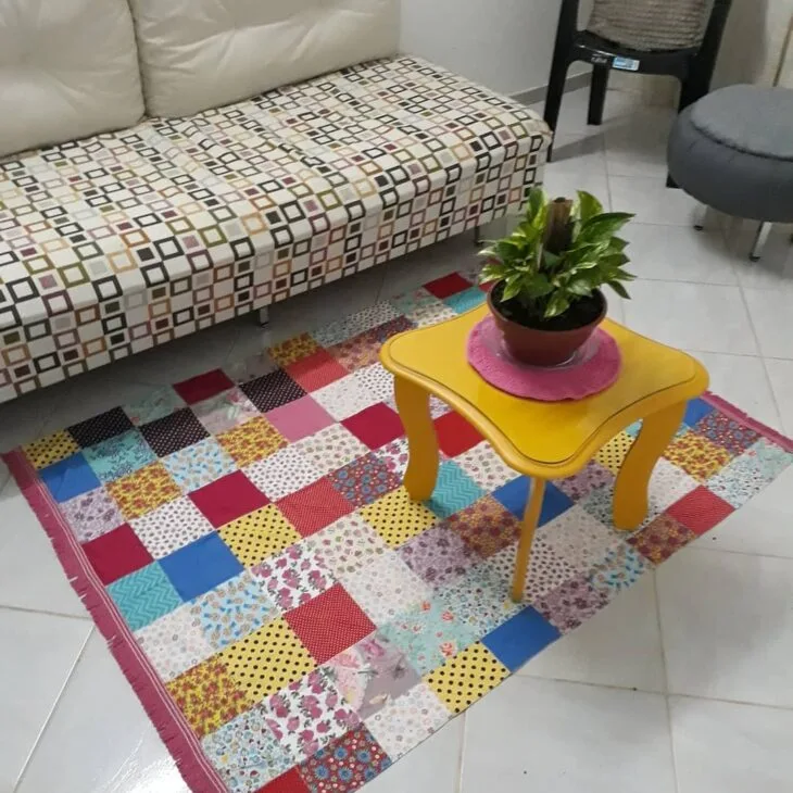Foto de tapete de retalho 21 - 21