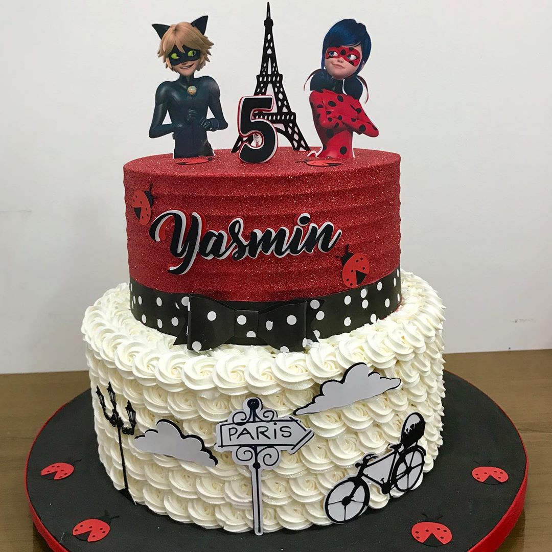 Bolo da Ladybug: 70 modelos com detalhes bem criativos