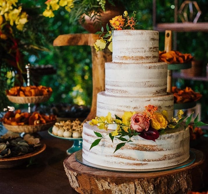 Foto de bolo de casamento 103 - 105