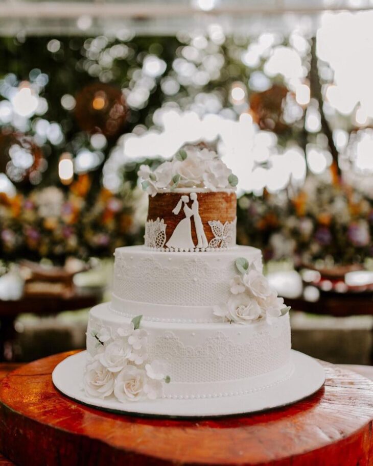 Foto de bolo de casamento 109 - 111