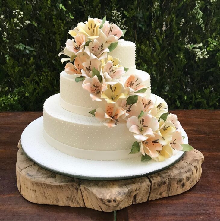 Foto de bolo de casamento 53 - 55