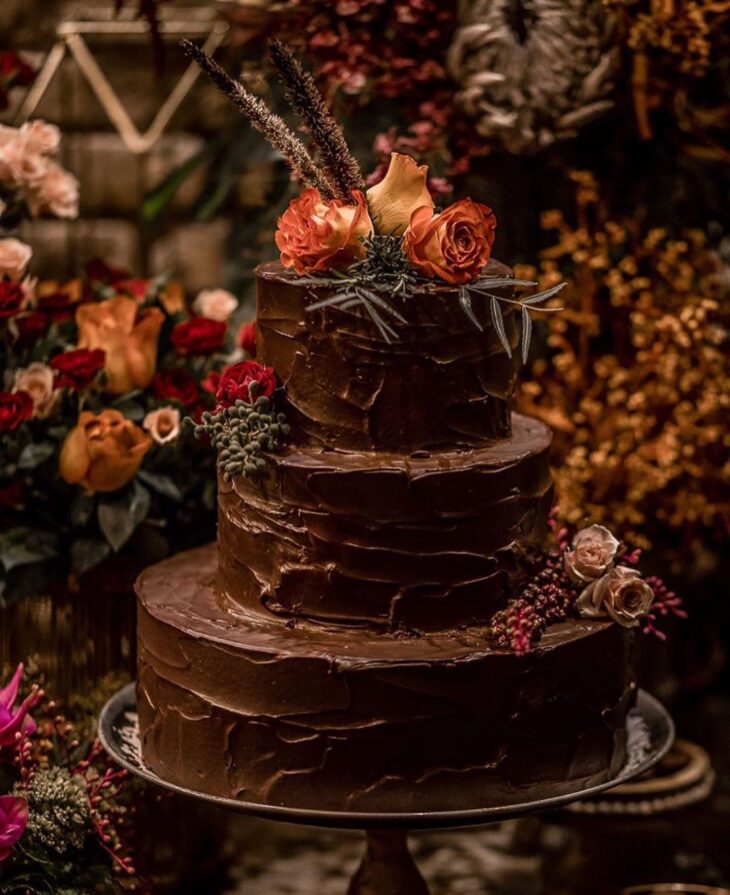 Foto de bolo de casamento 56 - 58