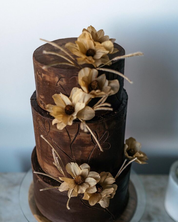 Foto de bolo de casamento 57 - 59