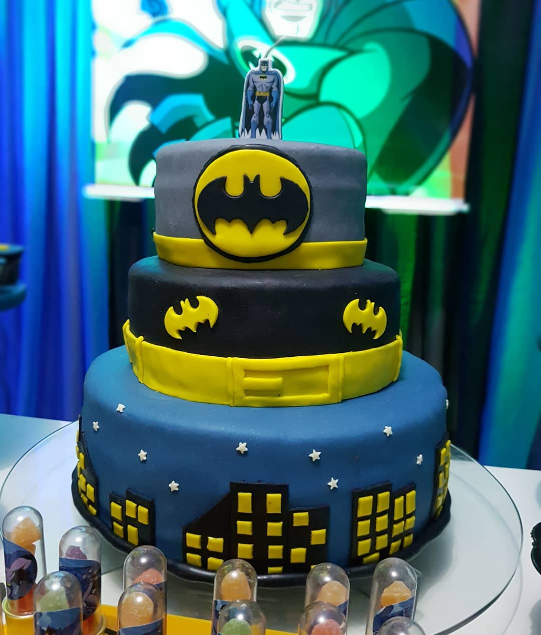 Foto de bolo do batman 26 - 29