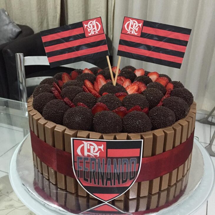 Foto de bolo do flamengo 7 - 10