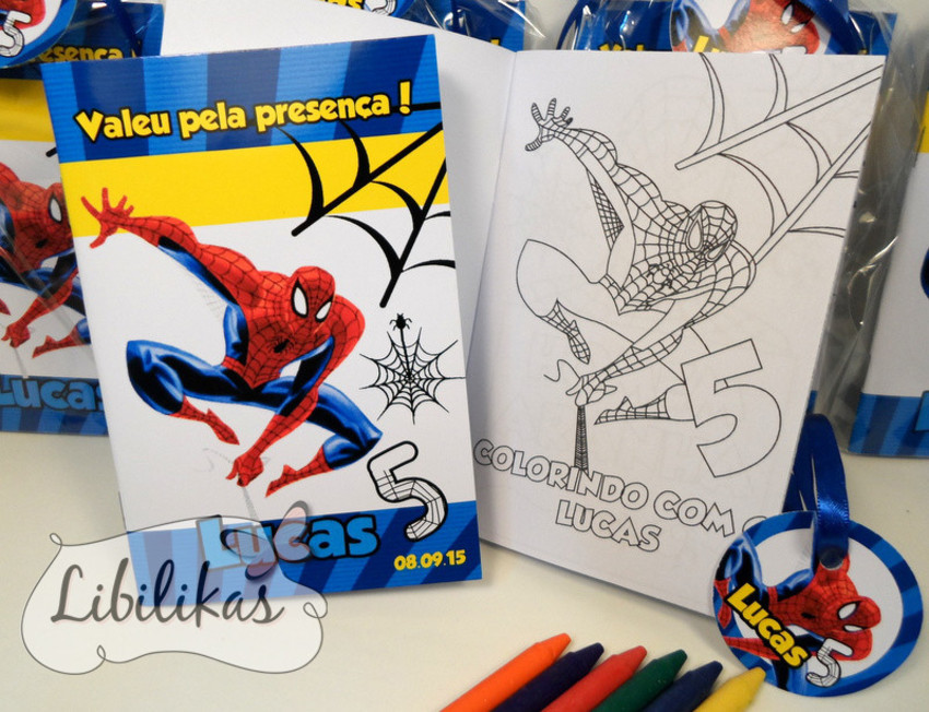 Foto de lembrancinhas do homem aranha 19 - 19