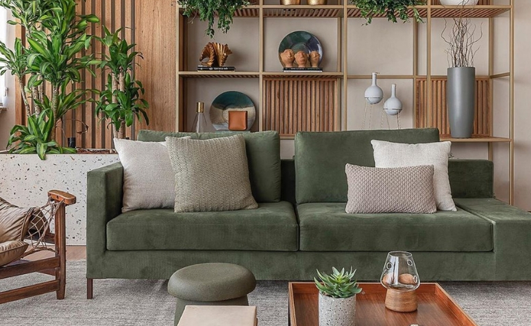 Sofá verde: 35 ideias para te convencer a ter um na sala