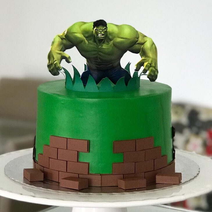 Foto de bolo do hulk 11 - 14