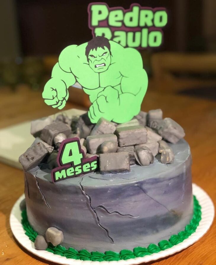 Foto de bolo do hulk 9 - 12