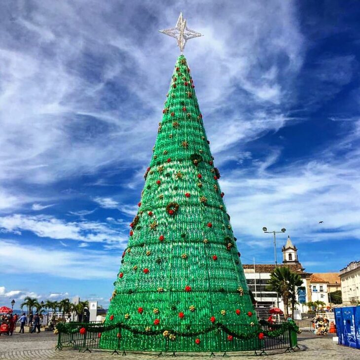 Foto de arvore de natal de garrafa pet 4 - 4