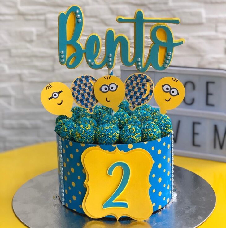 Foto de bolo dos minions 31 - 31