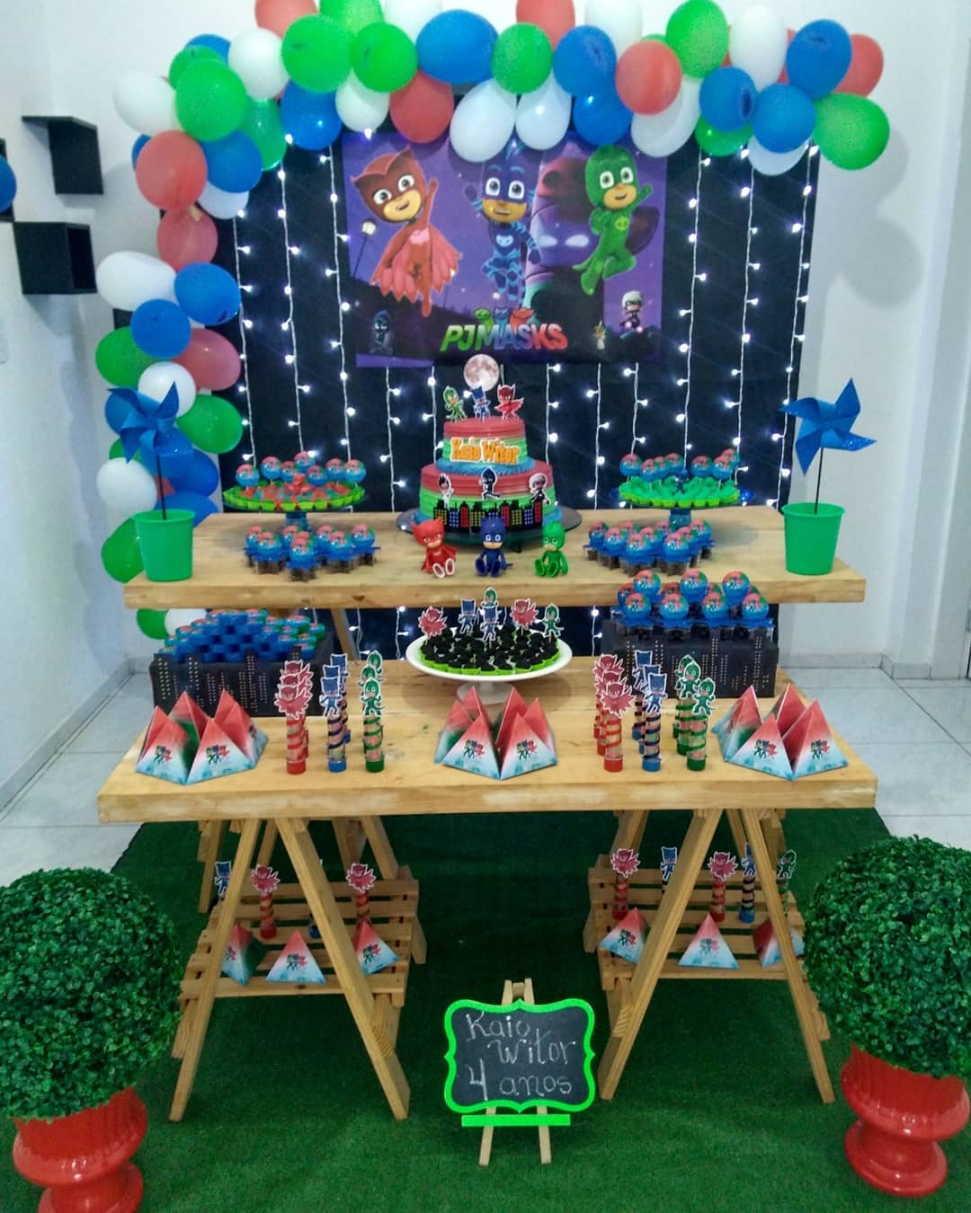 Foto de festa pj masks 6 - 9