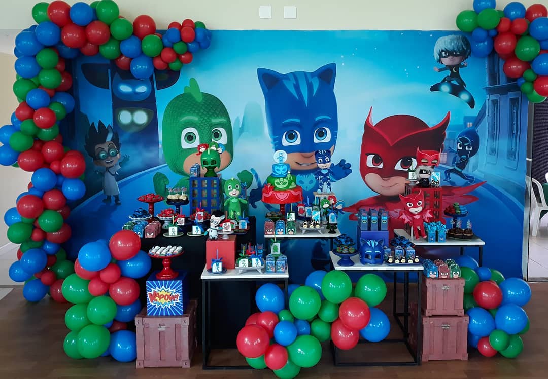 Foto de festa pj masks 7 - 10