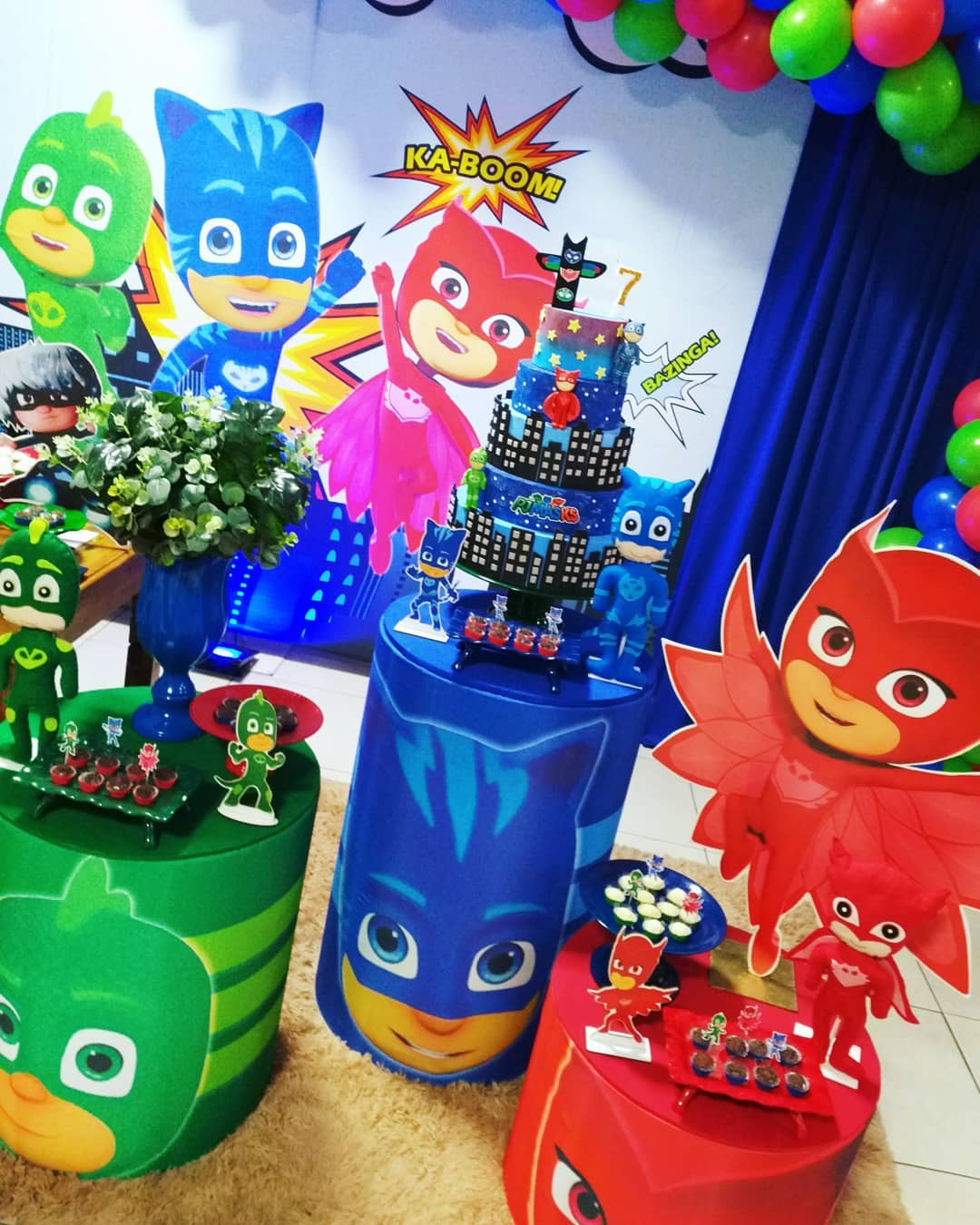 Foto de festa pj masks 9 - 12