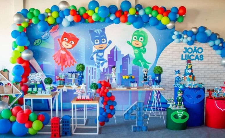 Festa PJ Masks: 60 ideias espetaculares e passo a passo