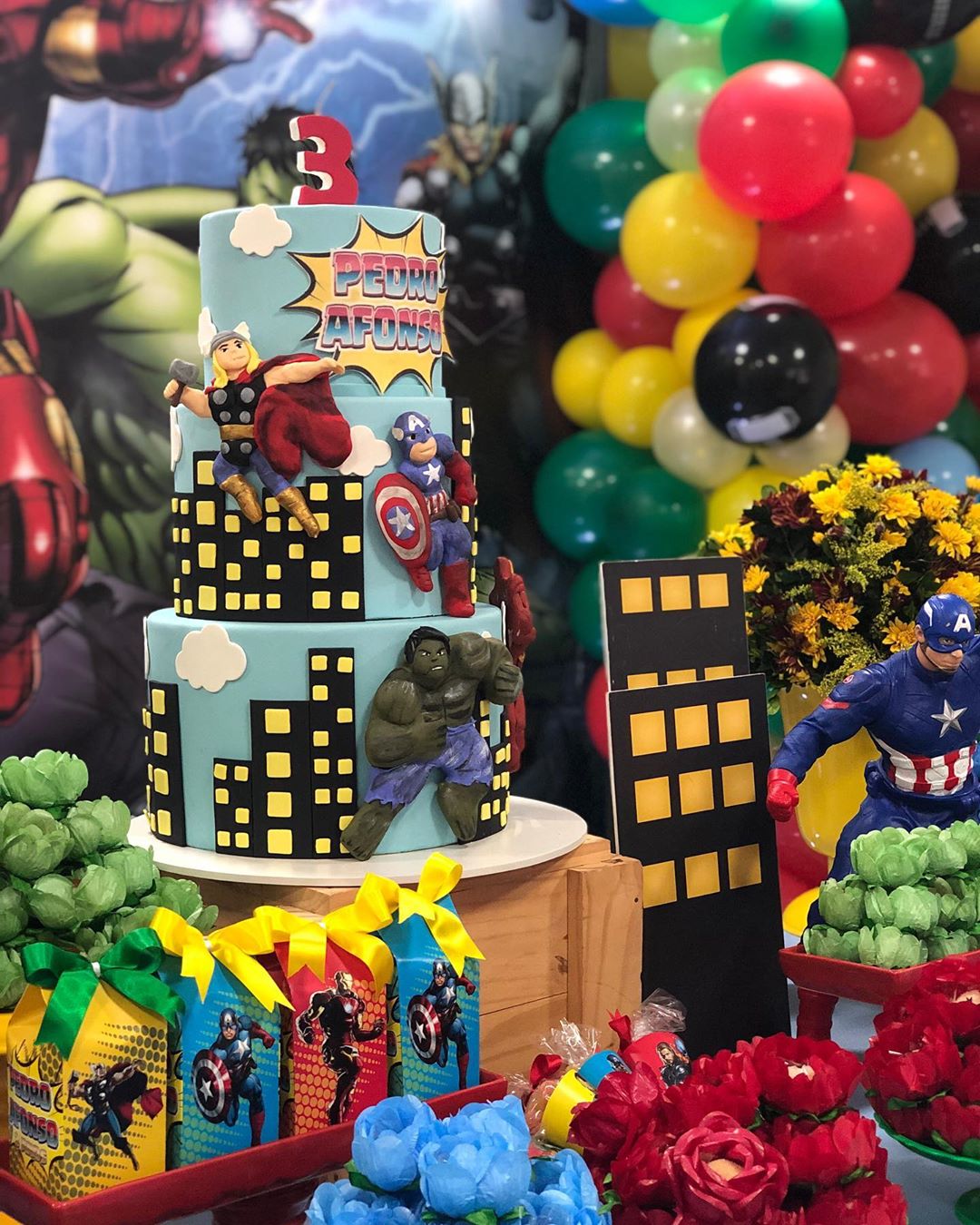 Foto de festa super herois 30 - 30