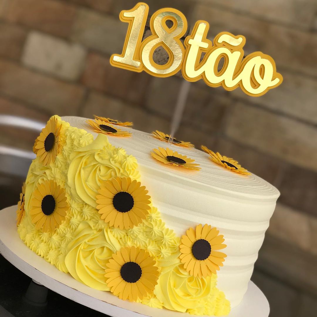 Foto de bolo de girassol 3 - 6