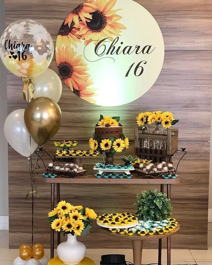 Foto de festa girassol 68 - 71