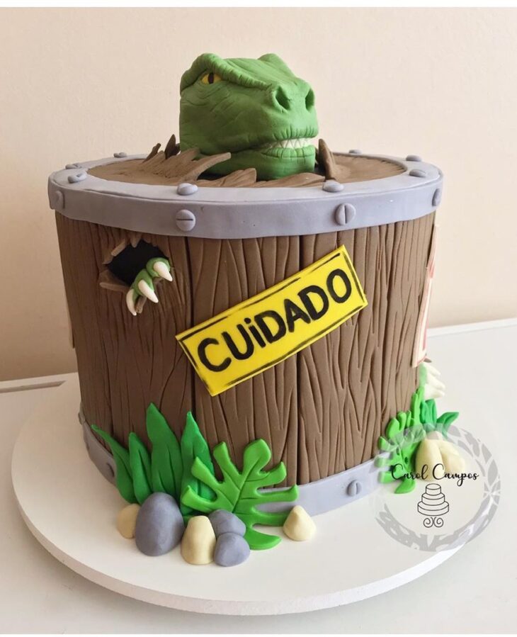 Foto de bolo de dinossauro 73 1 - 76