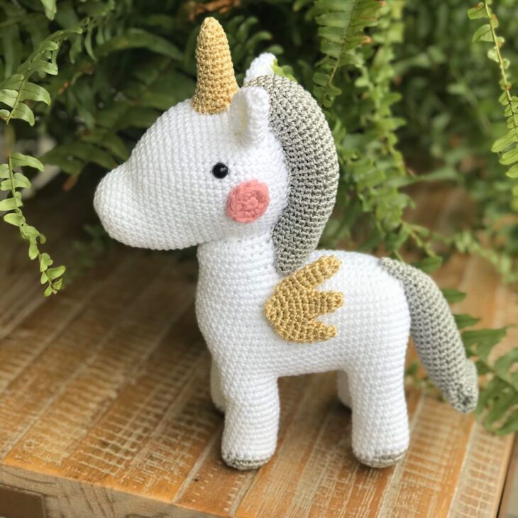 Foto de unicornio de croche 1 - 4