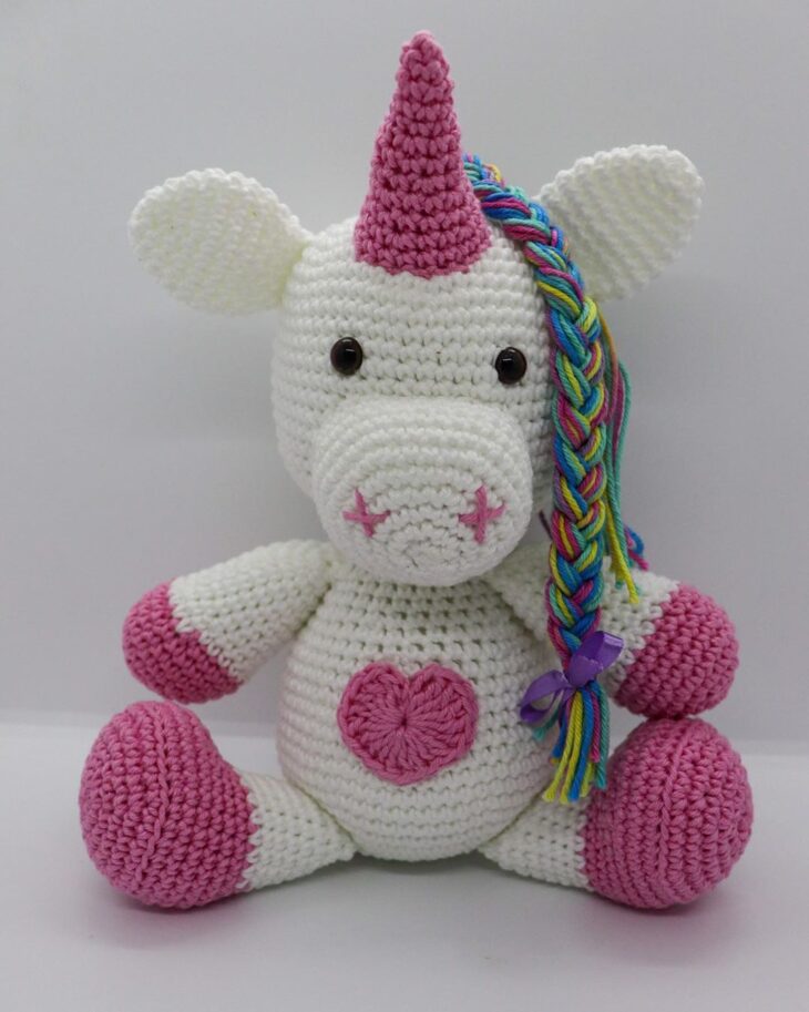 Foto de unicornio de croche 8 - 11