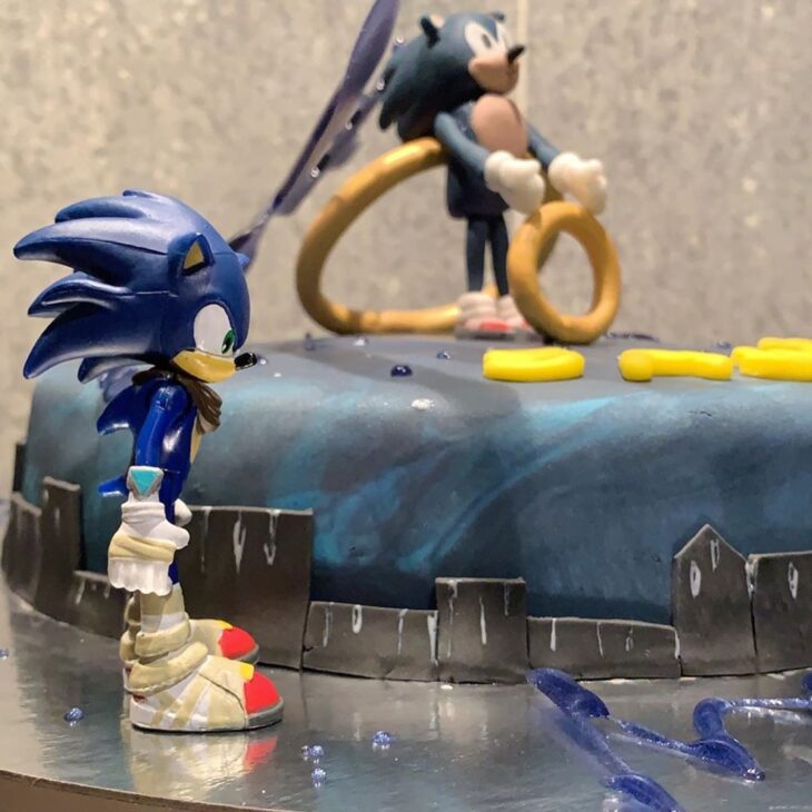 Foto de bolo do sonic 1 - 4