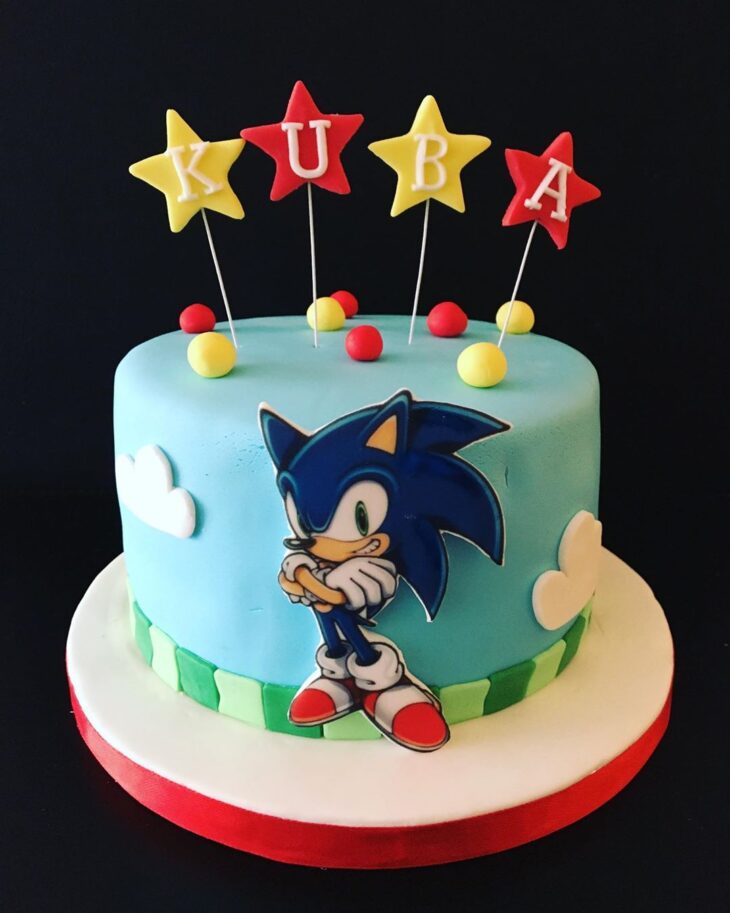 Foto de bolo do sonic 12 - 15