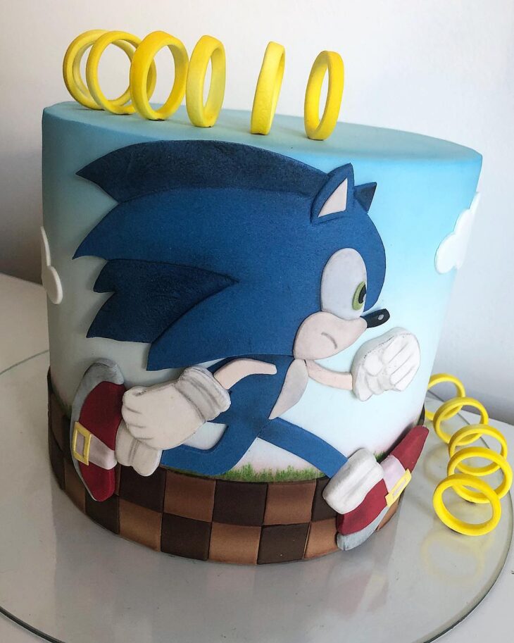 Foto de bolo do sonic 18 - 21