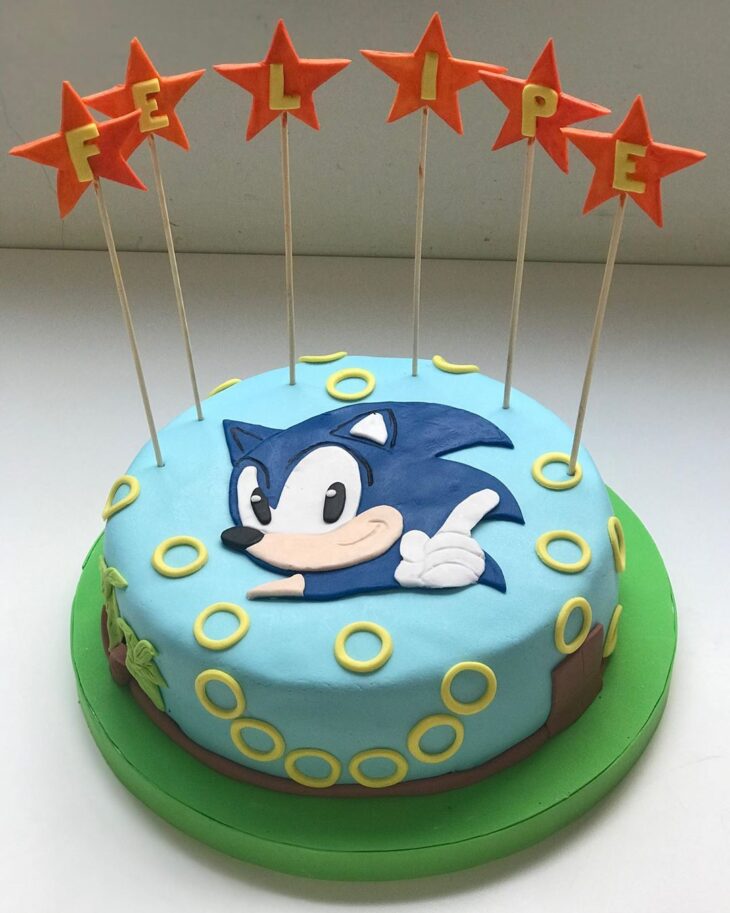 Foto de bolo do sonic 3 - 6